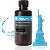 ANYCUBIC Resina para impresora 3D- 405 nm UV Rapid fotopolímero- resina 3D líquida para impresoras 3D Photon-S- LCD-DLP…